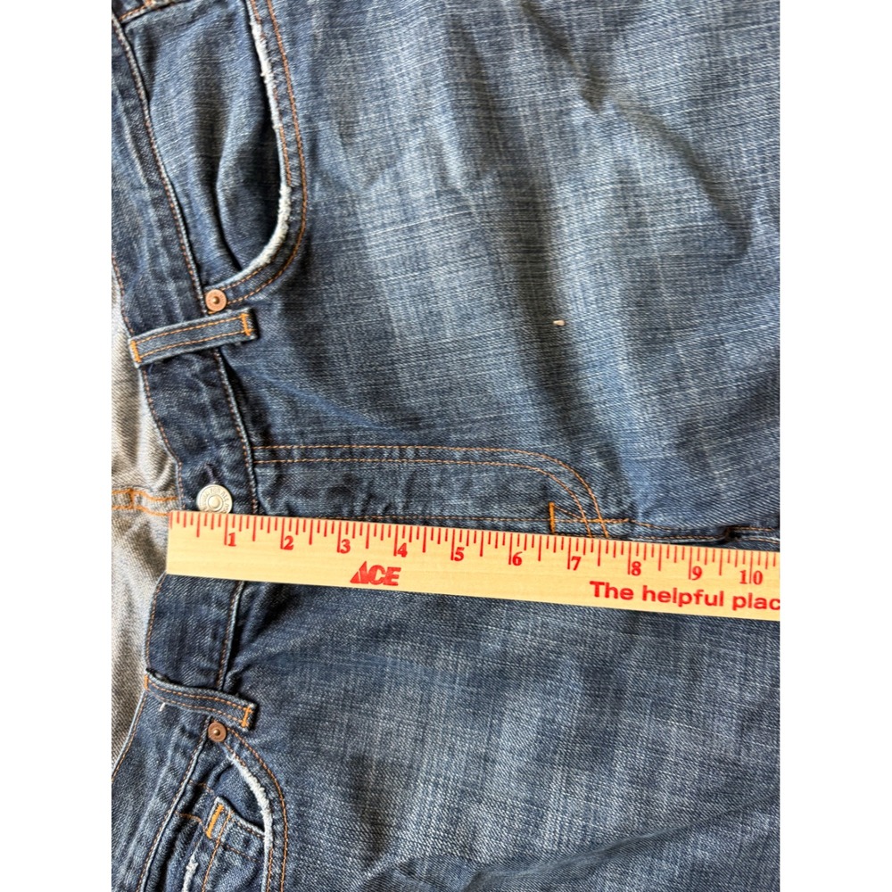 7 For All Mankind A Pocket Jeans Mens 38 Blue Medium Wash Straight Leg T530061U - Picture 8 of 9